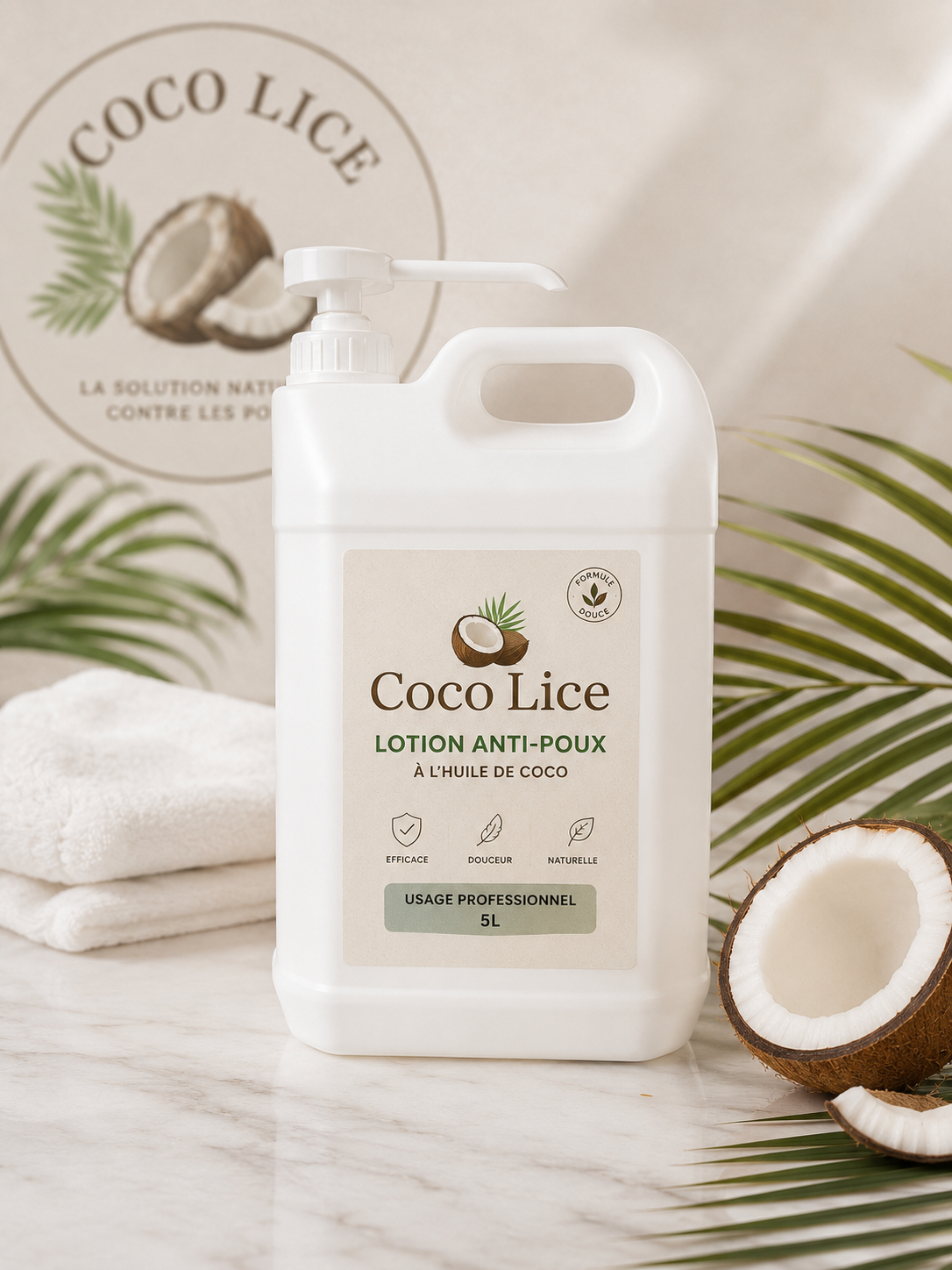 Bidon professionnel à base de coco – 5 L